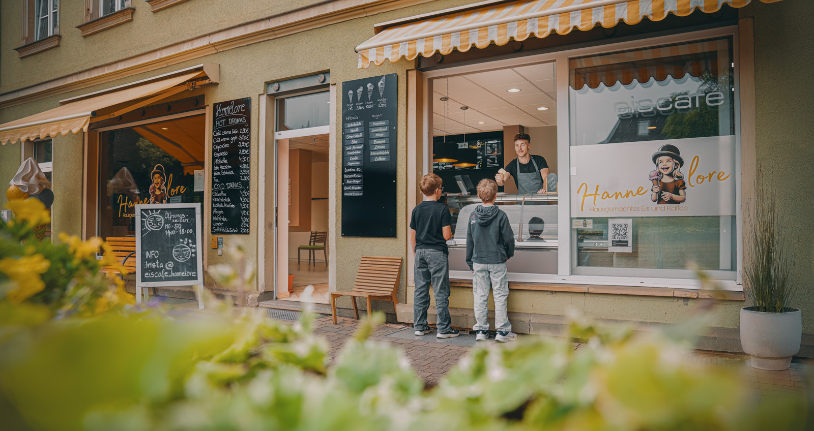 Das Eiscafé Hannelore